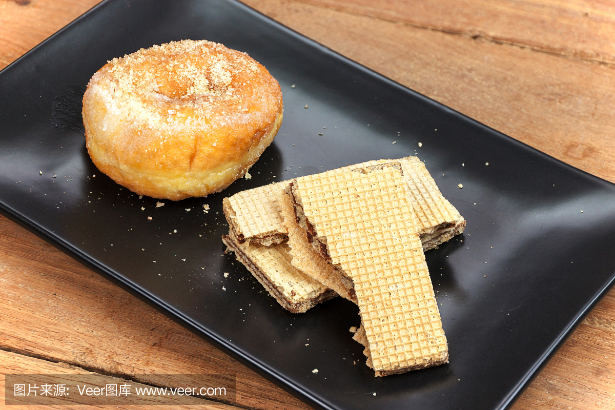 晶圆棒和甜甜圈糖