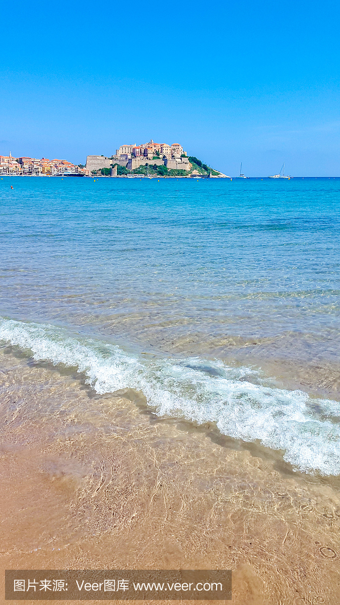 法国,科西嘉,地中海,海滩度假