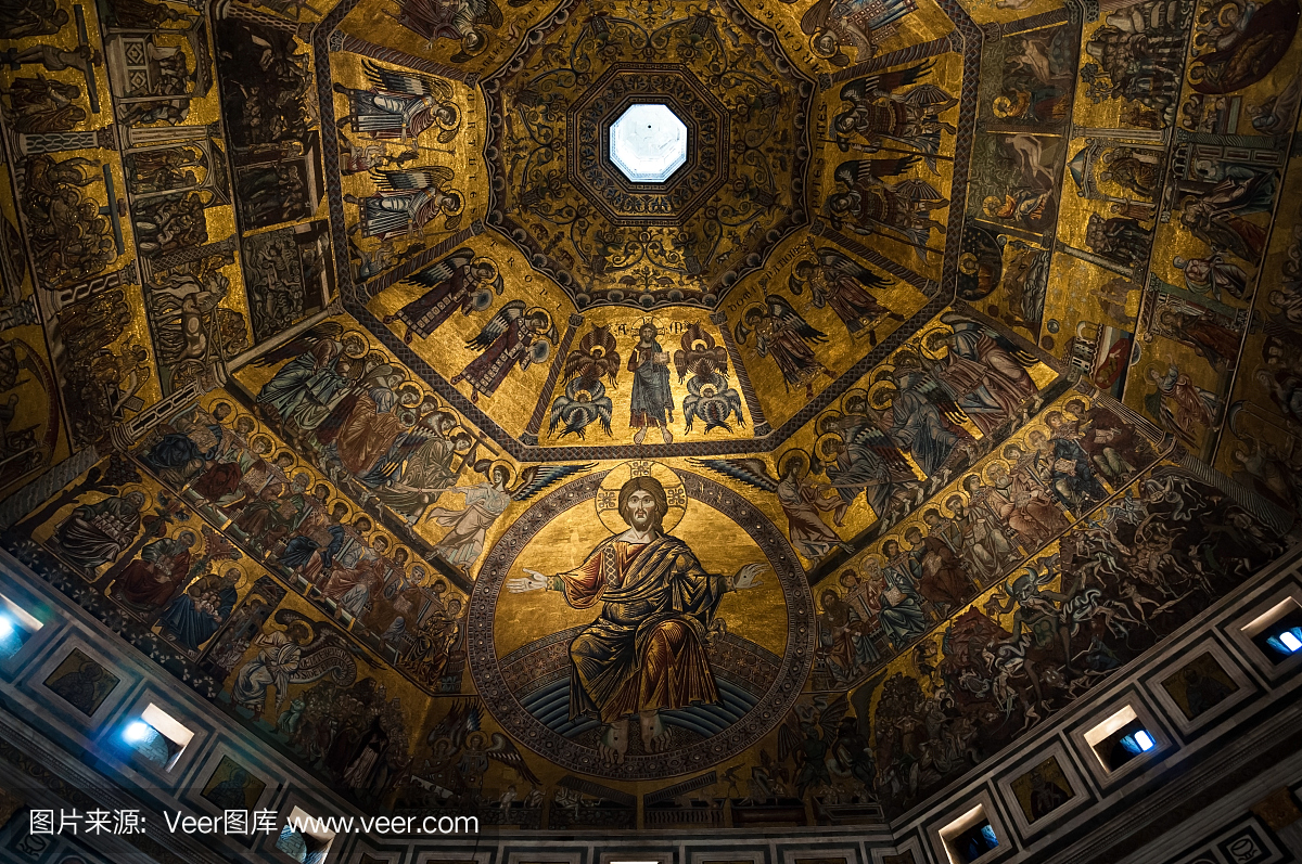 佛罗伦萨圣约翰圆顶的洗礼堂