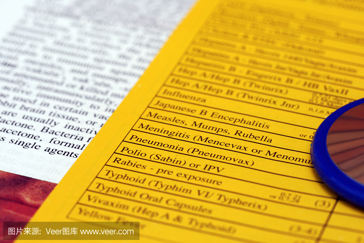 疫苗接种时间表