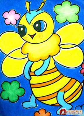 小蜜蜂可爱图画