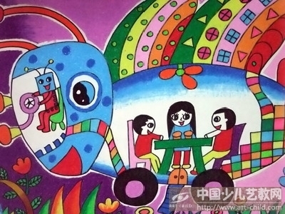 儿童画蜜蜂