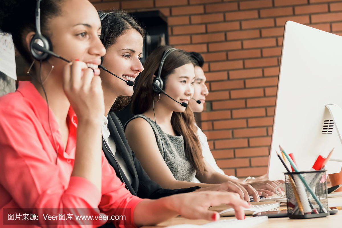 国际呼叫中心电话营销客户服务代理团队