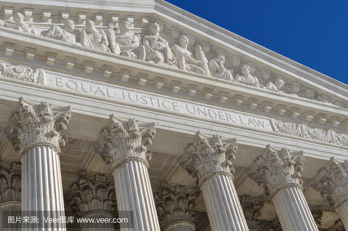 美国最高法院以外的雕塑设计