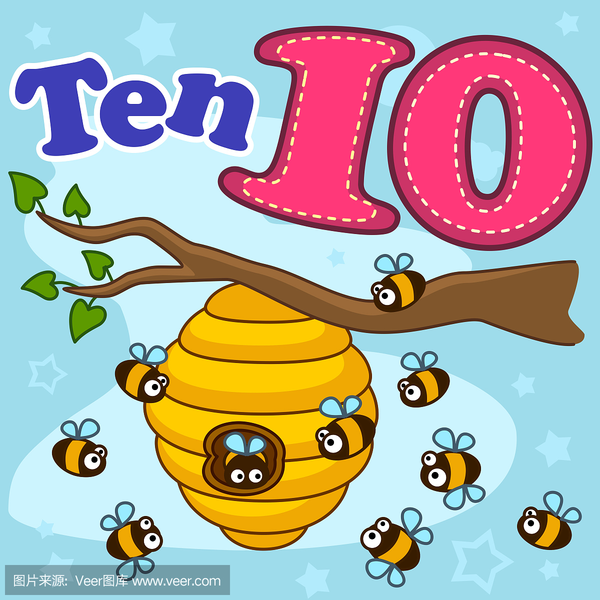 英语,英语语言,英文,数字10