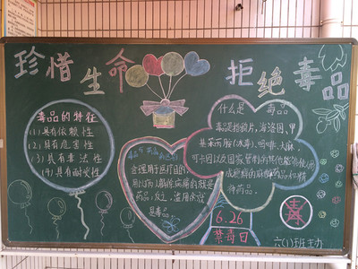 黑板报初中禁毒