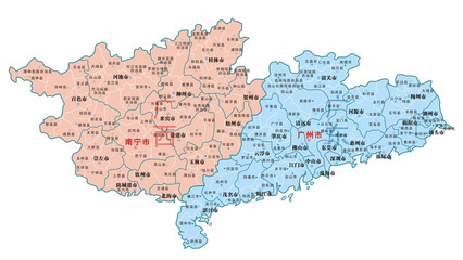 中国地图广东省图片