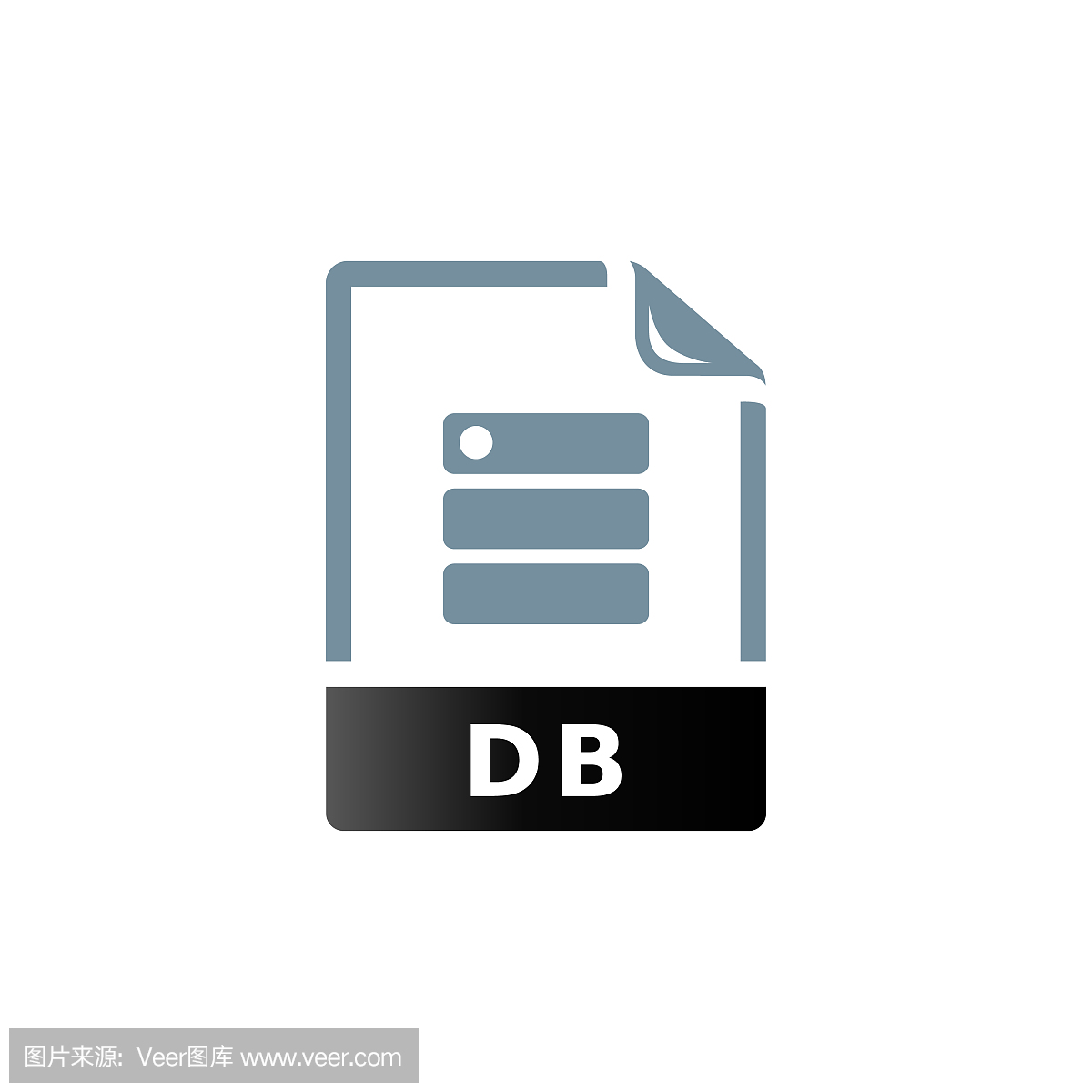 Duo Tone图标 - DB文件格式
