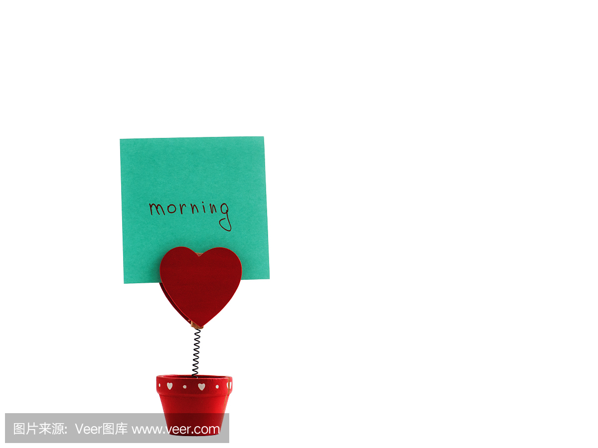 在一个美丽的持有人的便条纸