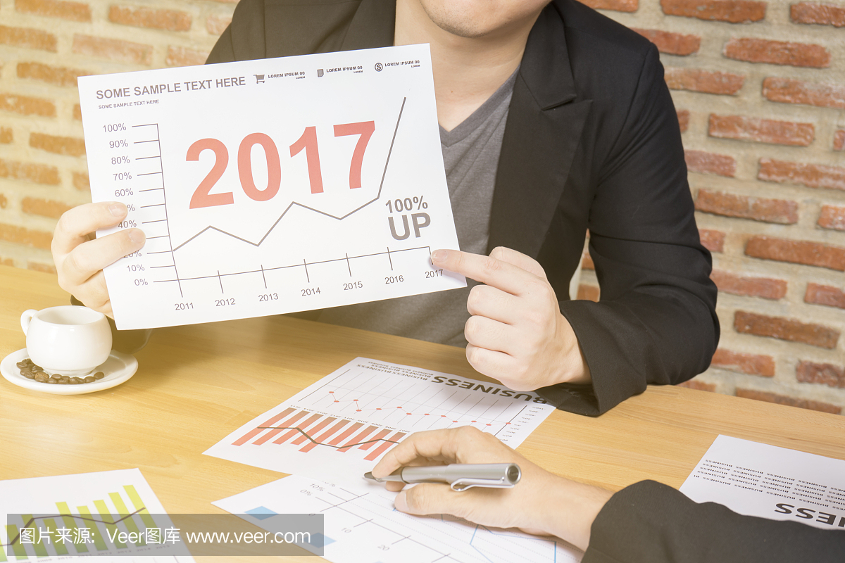 业务人员分析财务报告图2017年咖啡馆咖啡店