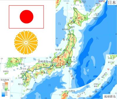 日本详细地图中文版