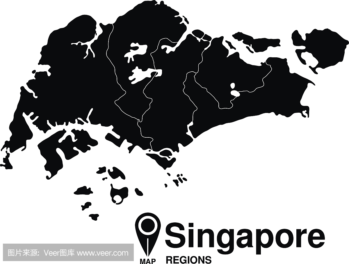新加坡地区地图
