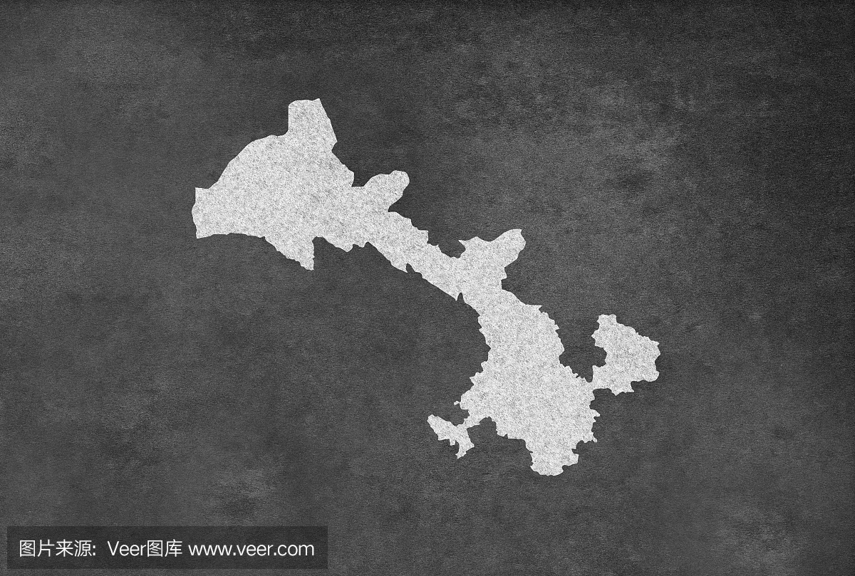 省甘肃地图在老黑板上