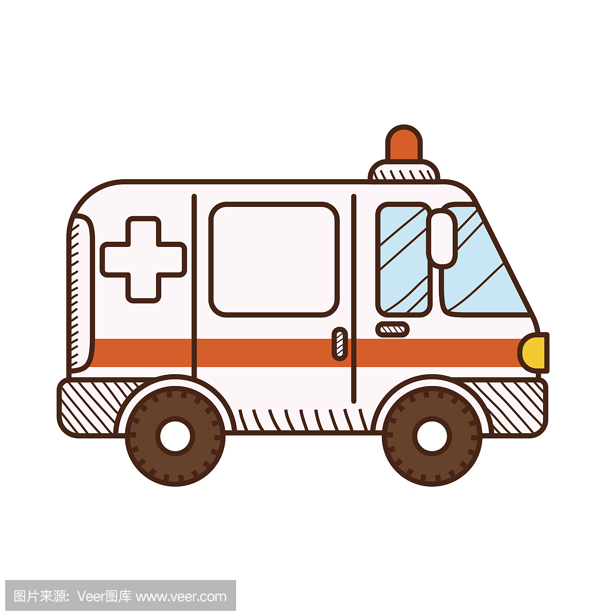 救護車 救護車線稿 卡通 卡通救護車, 病人剪貼畫, 黑色和白色的剪貼畫, 車的素材圖案，PSD和PNG圖片免費下載