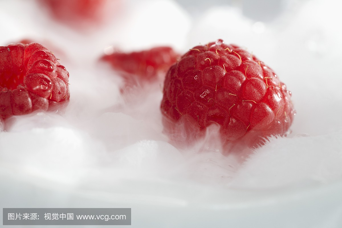 干冰,固体二氧化碳,动作,浆果