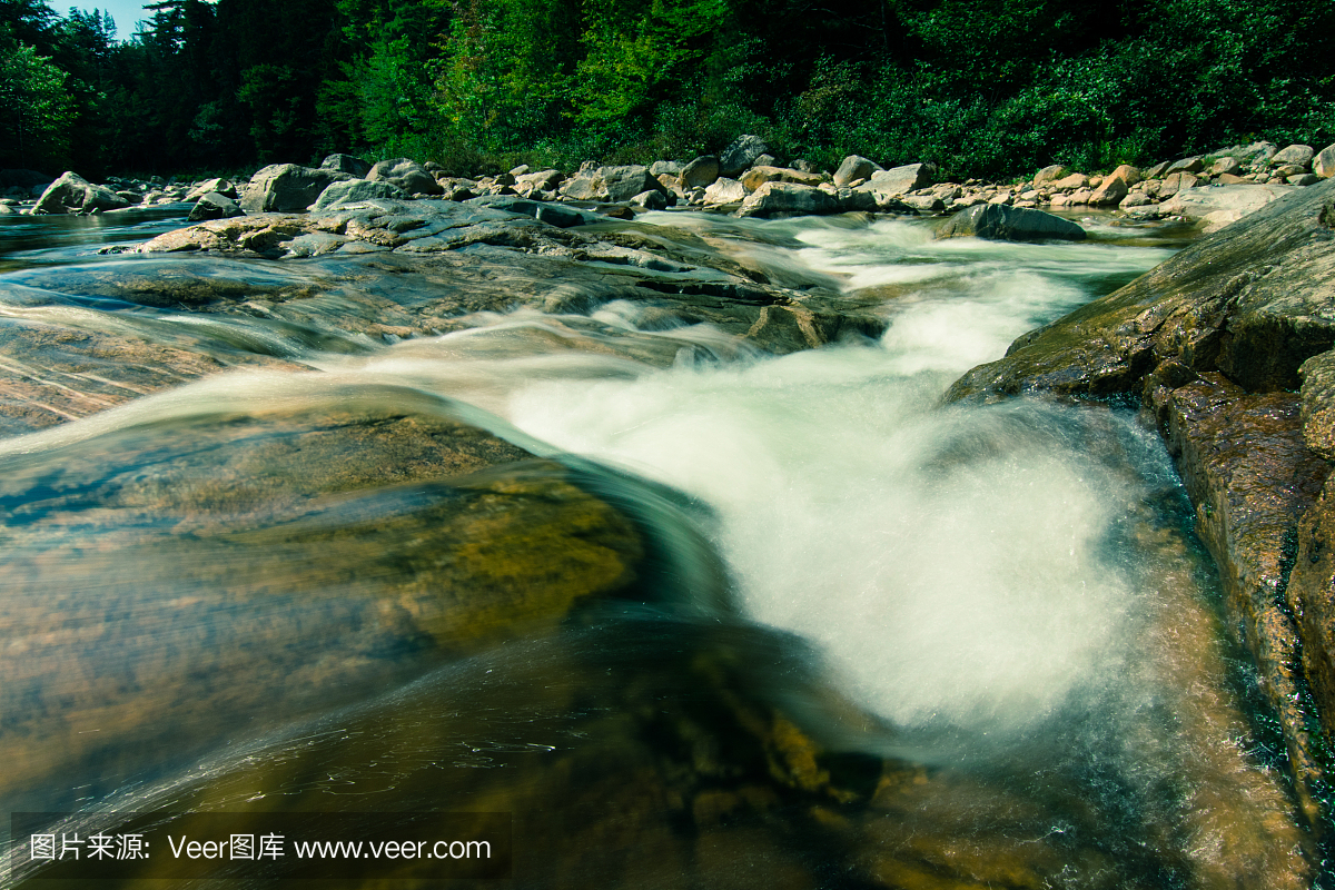 自然,新罕布什,长时间曝光,新英格兰