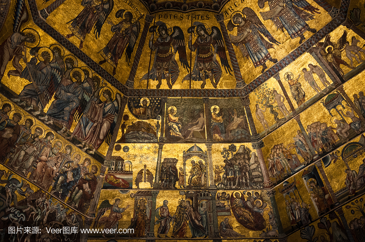 佛罗伦萨圣约翰圆顶的洗礼堂