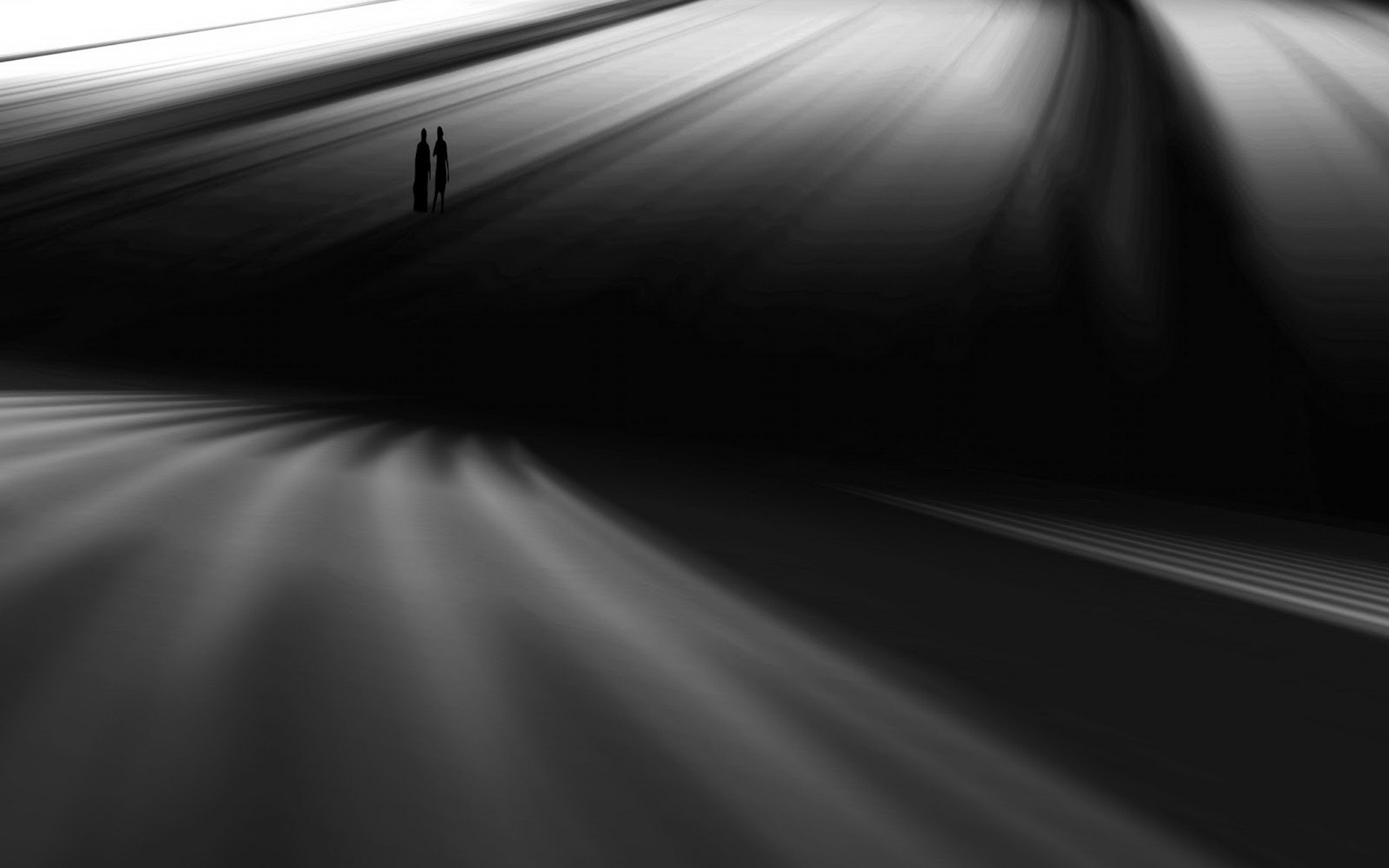 超清黑白梦幻伤感宽屏桌面壁纸-239kb