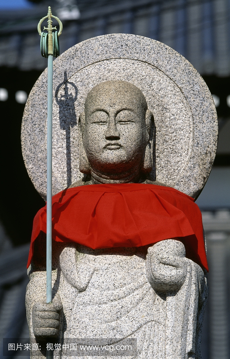 佛像在佛得角,关西,关西,大阪,6世纪,日本