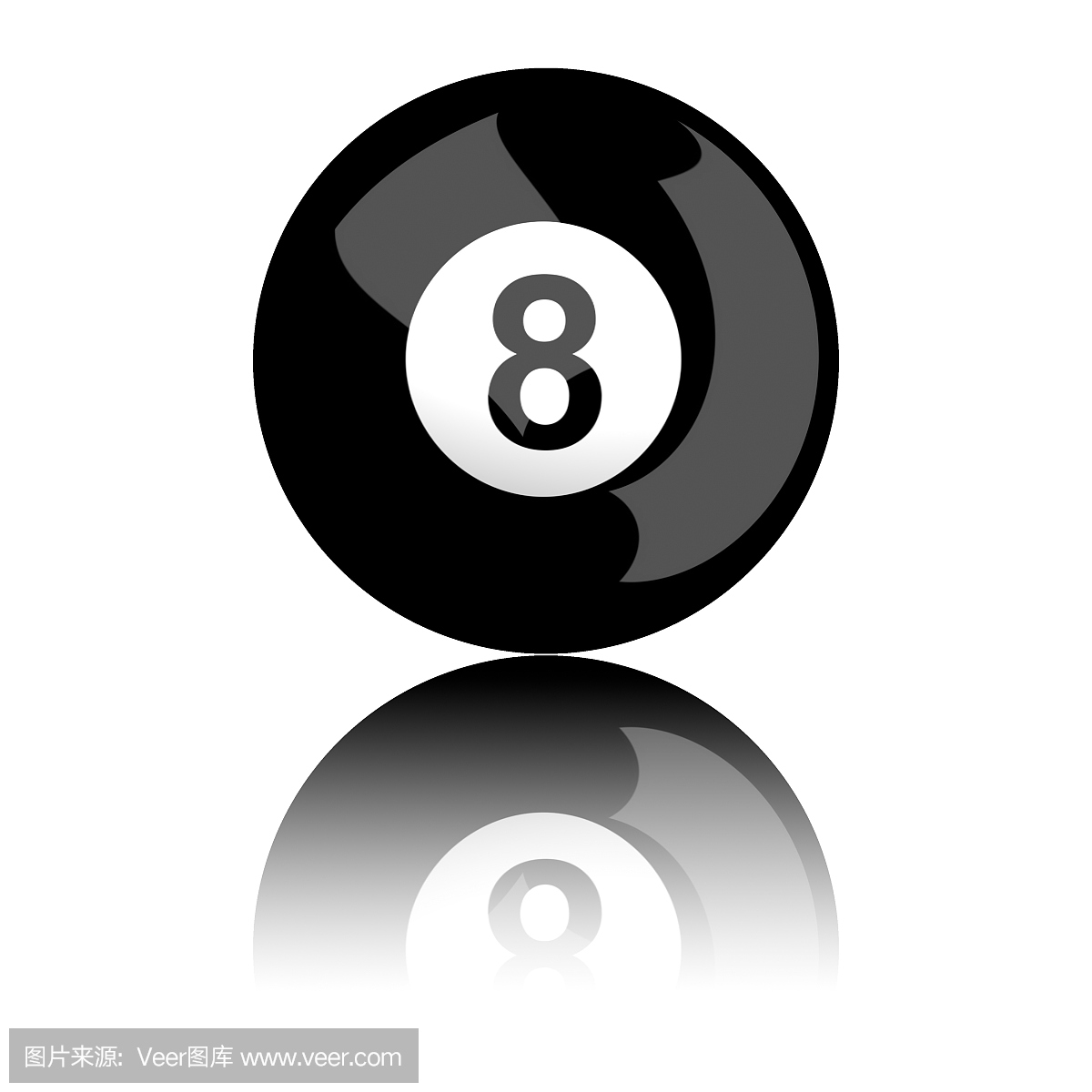 台球8号3D渲染