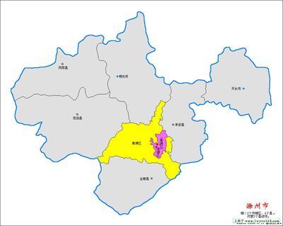 安徽滁州地图高清版图片