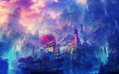 古风动漫场景