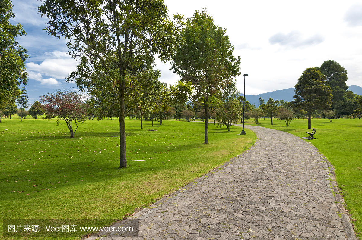 西班牙玻利瓦尔公园在波哥大