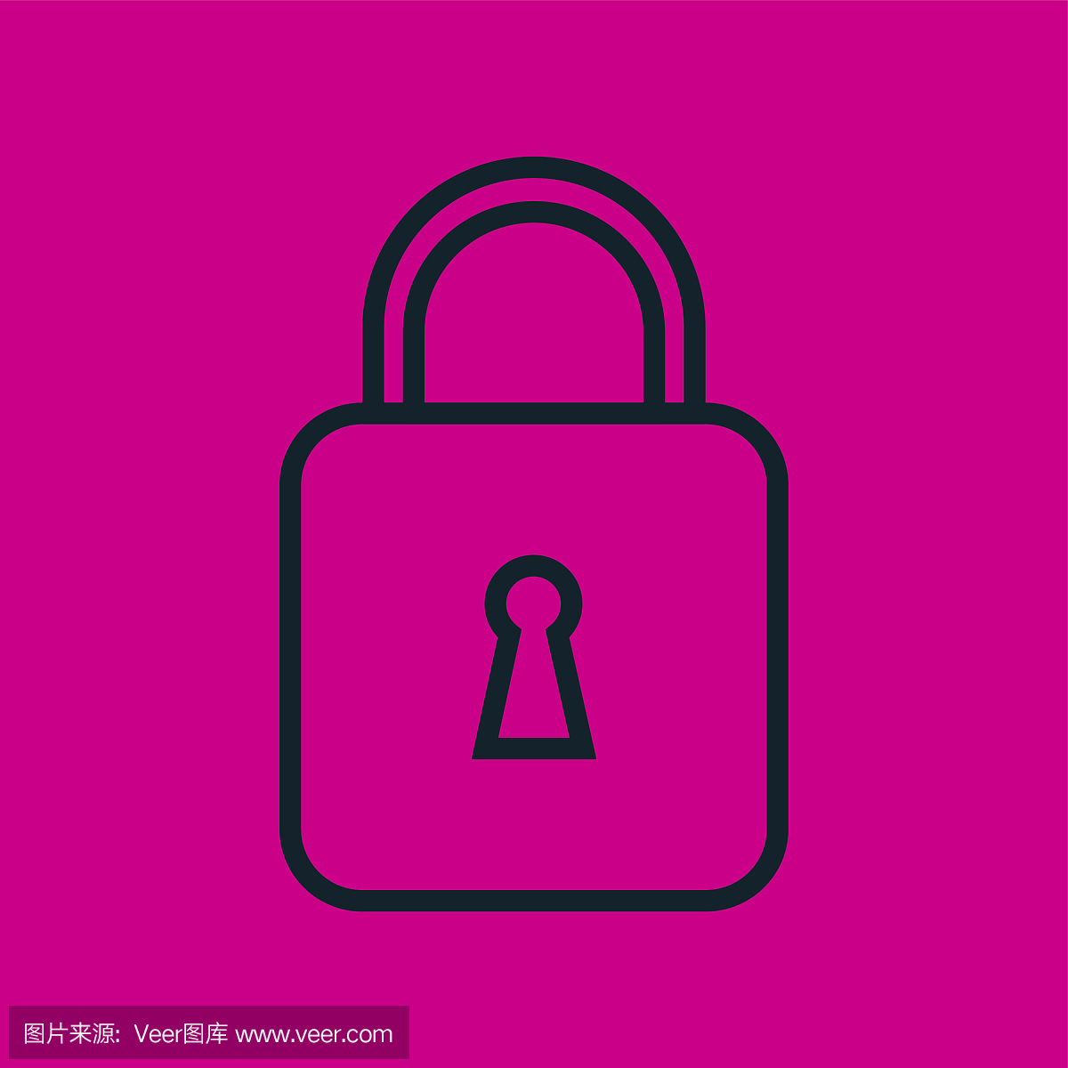 padlock security password social network icon 