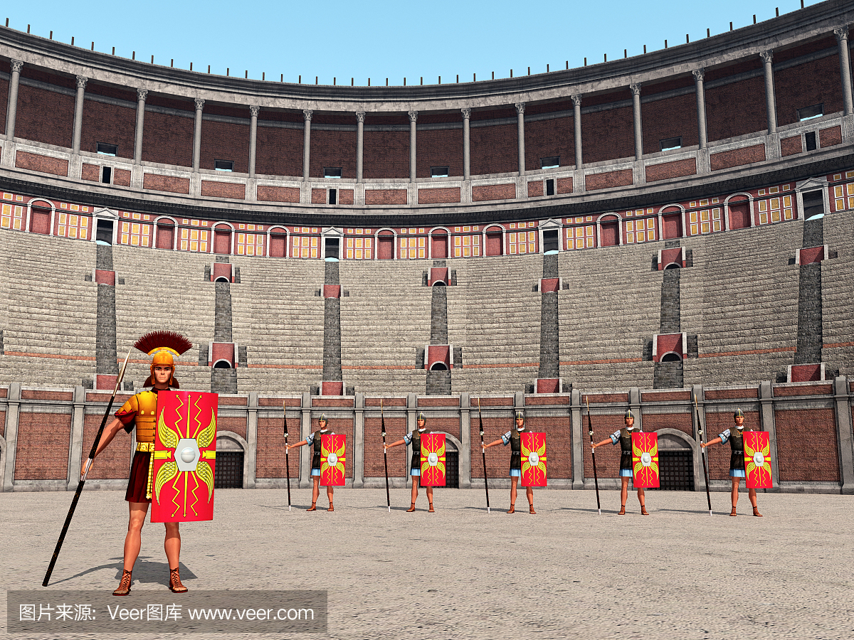 百夫长,军团和罗马古罗马斗兽场