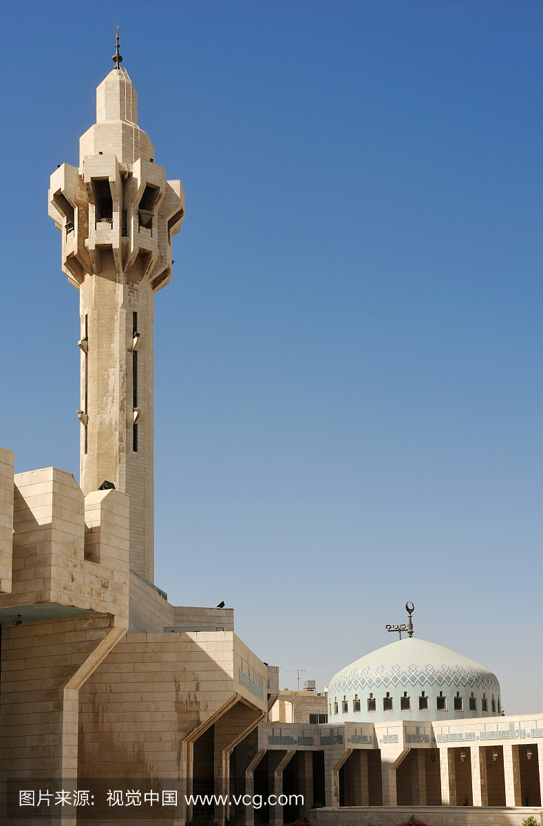 蓝色清真寺,安曼,约旦,亚洲