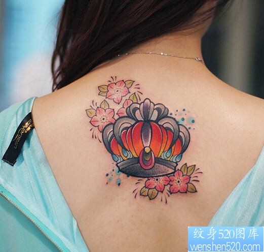 纹身图案女手腕后背新款分享展示
