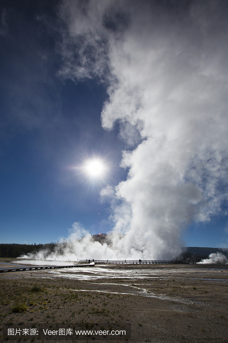 硫磺泉,硫黄泉,大棱镜泉,大棱镜热泉