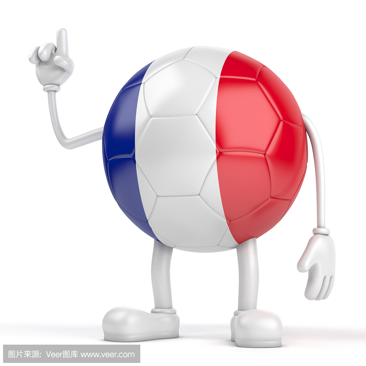 法国足球卡通人物