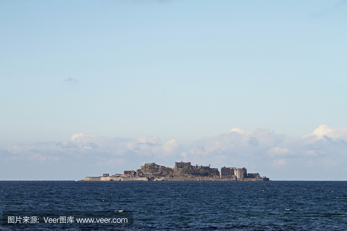 日本长崎的甘南岛(战舰岛)