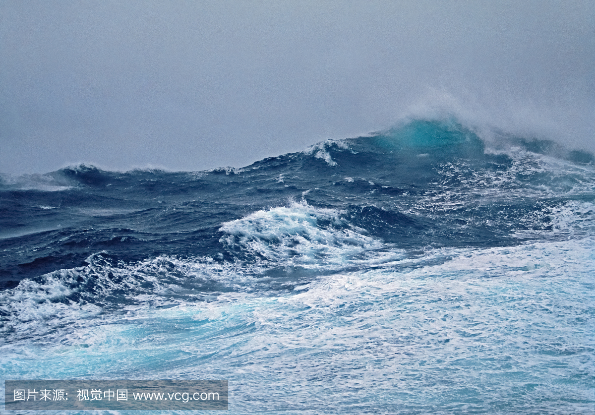海上暴风雨,南大洋,近视