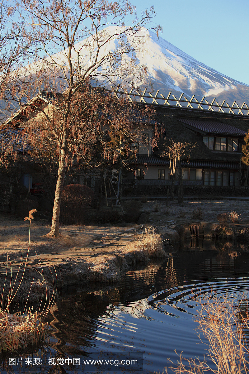 日本富士山,2011年1月30日农村现场