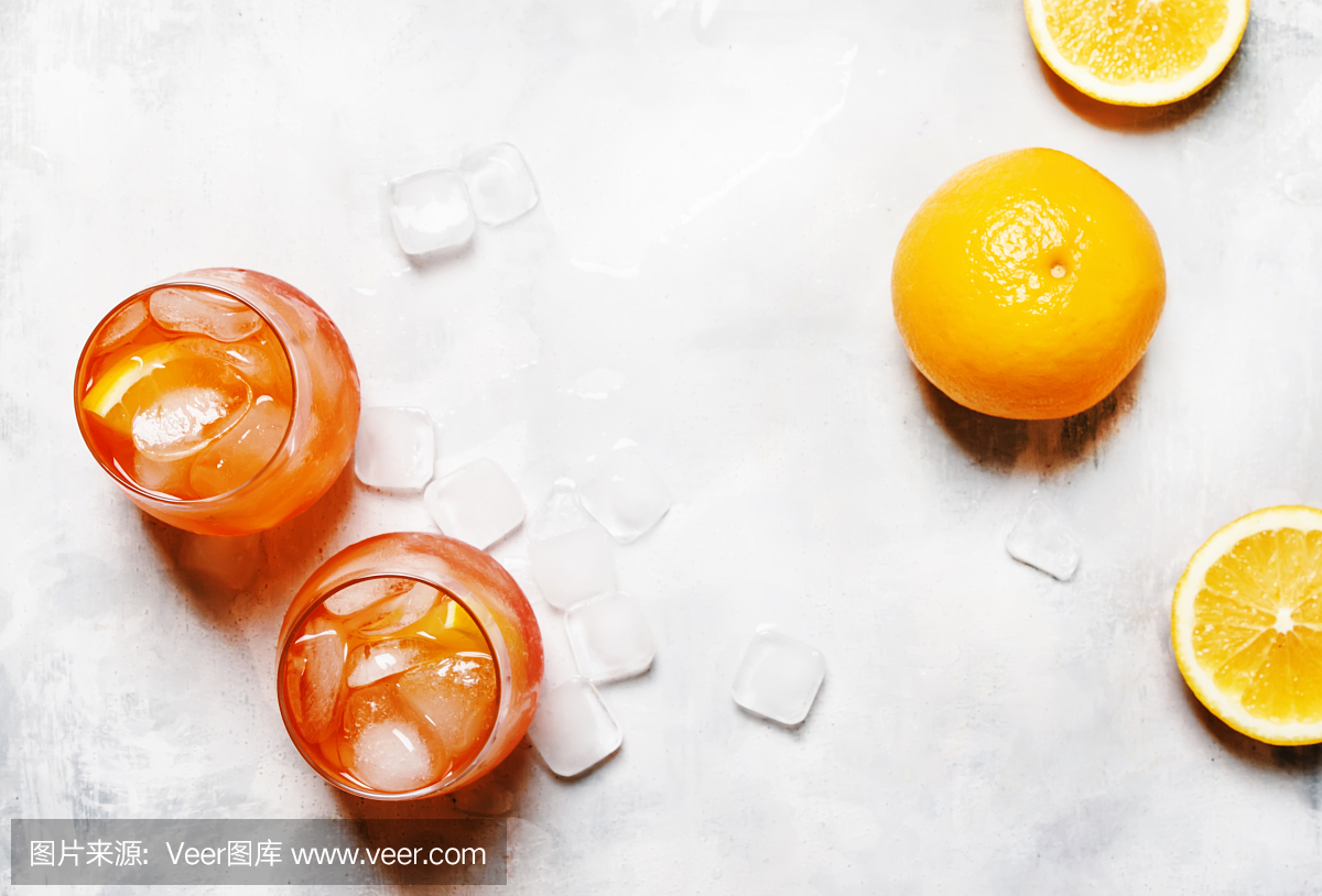 意大利橙色鸡尾酒苦涩开胃酒