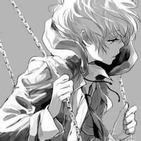黑白超酷动漫男头像