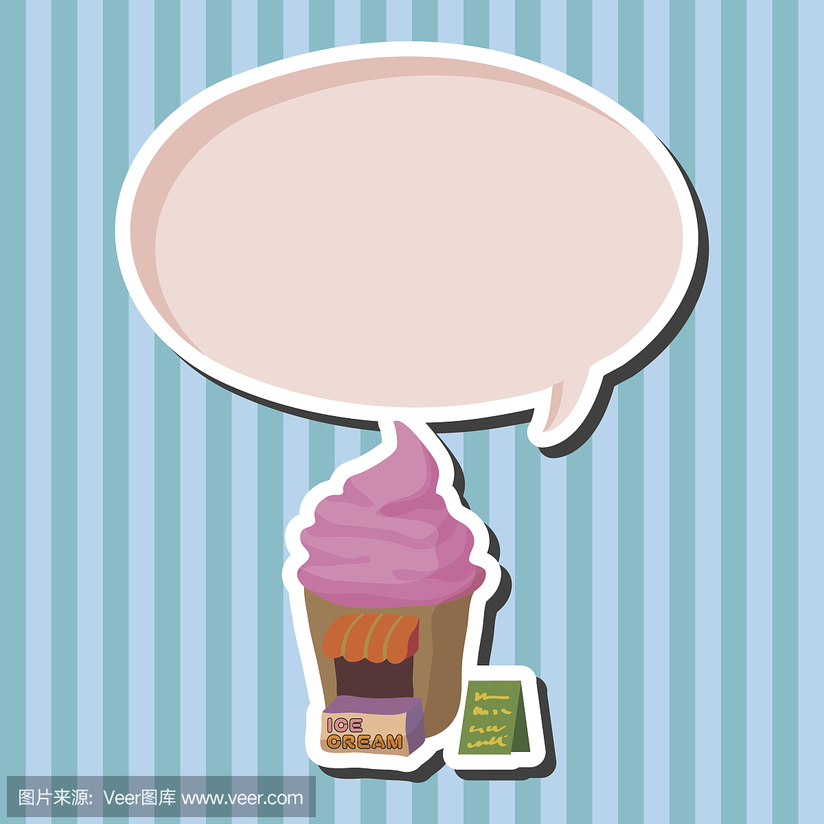 游乐园食品店主题元素