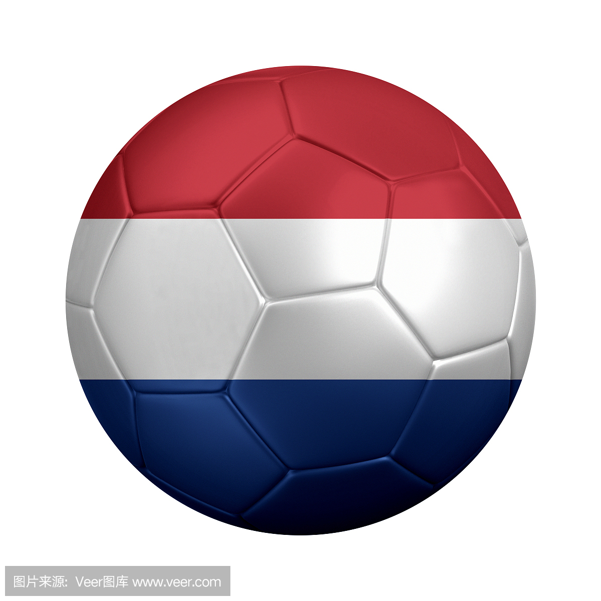 荷兰国旗的足球