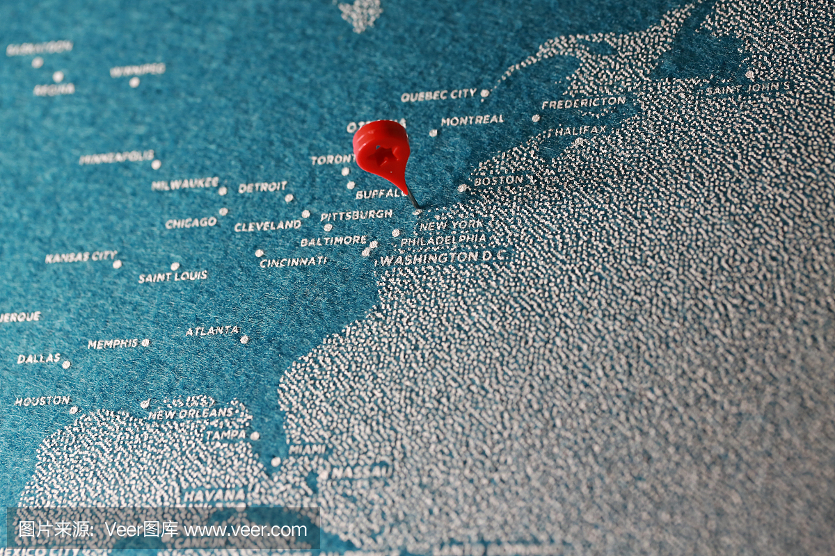 旅行感觉在北美绘了地图