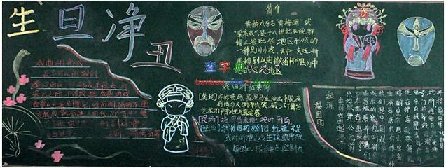 关于戏曲文化黑板报