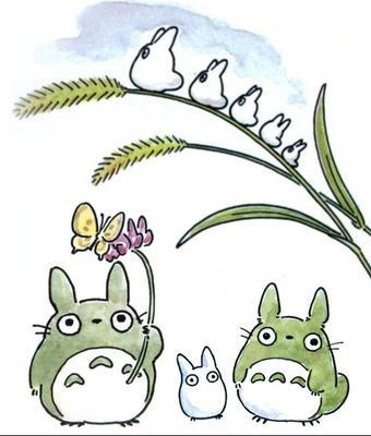 2014年10月龙猫动漫高清壁纸图片-55壁纸网-1028kb 2014年10粤龙猫