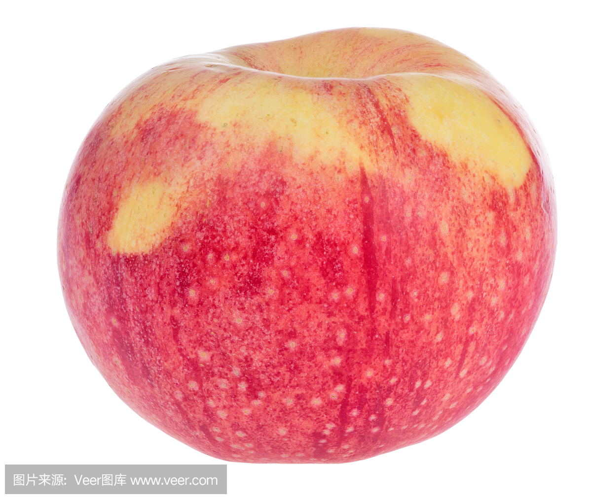 单一富士苹果白色