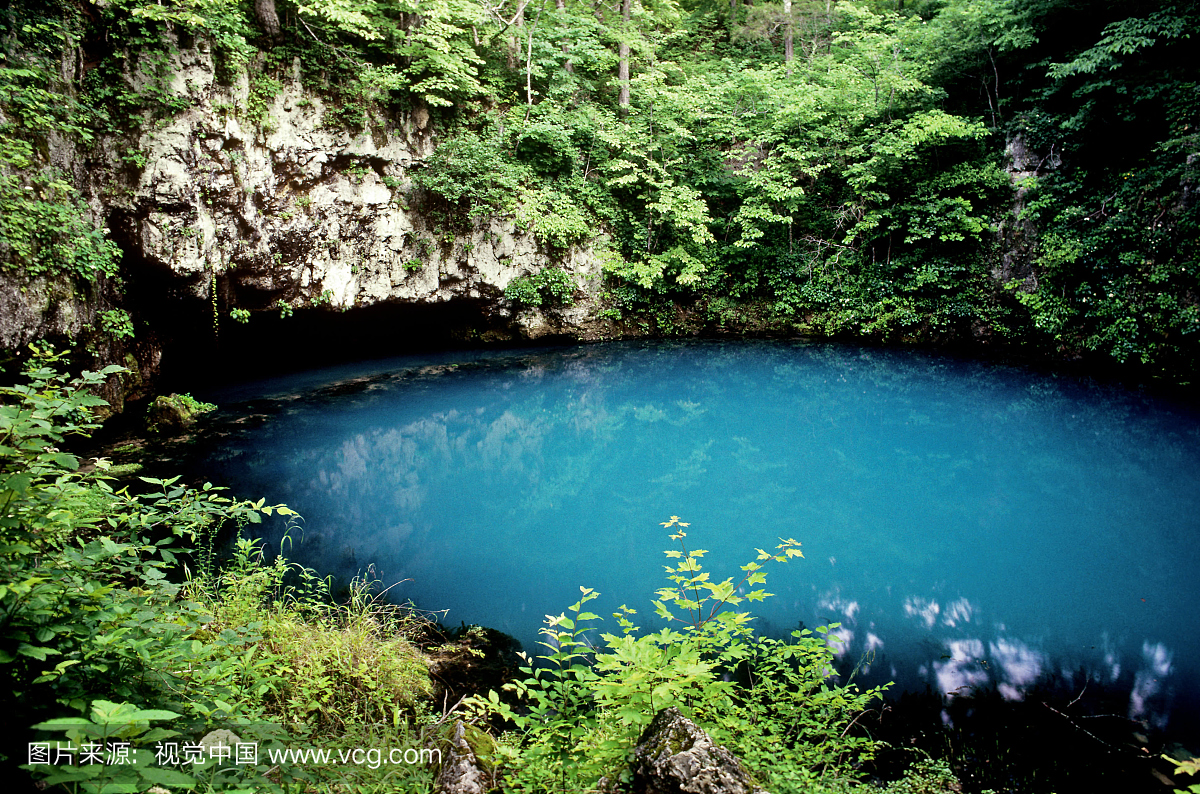 圆泉,密苏里州Ozark国家风景河道的一部分。