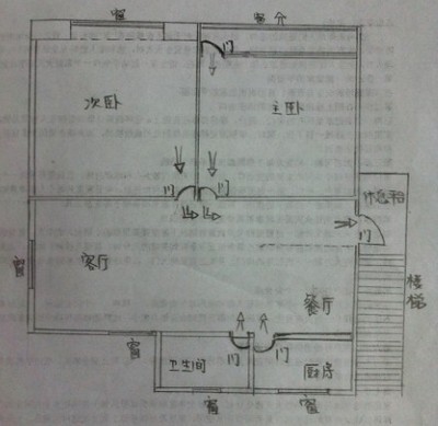 户型 户型图 平面图 400_389