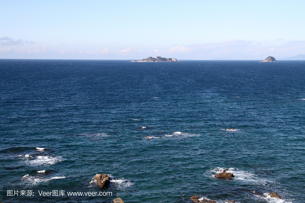日本长崎的甘南岛(战舰岛)