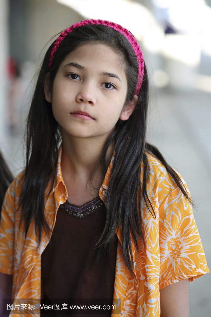 垂直画幅,泰国人,混血儿,小的