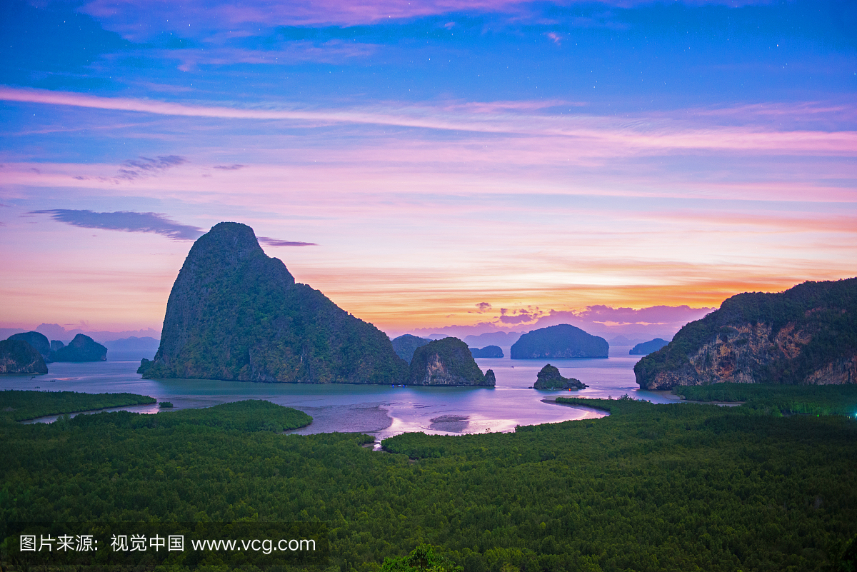 攀牙湾,攀牙海湾,泰国,图像