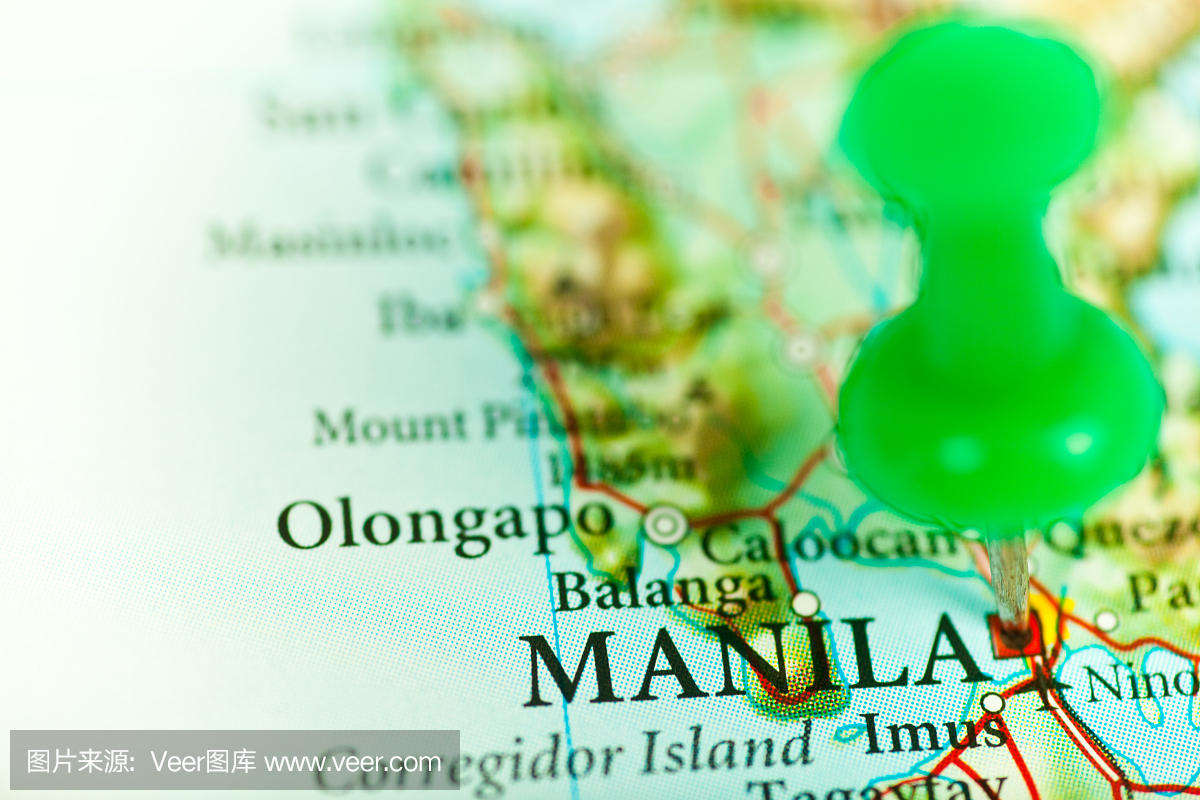 马尼拉,菲律宾地图